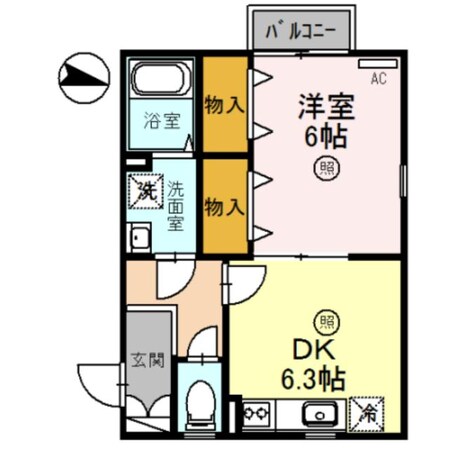 パセオ青山の物件間取画像